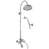 Vaňová batéria RAV Slezák MORAVA so sprchovacím setom 150 mm chróm MK159.5/3