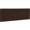 Dalap Plastová dverná vetracia mriežka 368x130 mm, hnedá