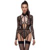 Cottelli Rio Body Long Sleeve Soft Lace 2643227 Black L