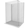 Mexen Kioto sprchová stena Walk-in 110 x 110 x 40 cm, transparentná, chróm - 800-110-110-221-01-00-040