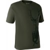 DEERHUNTER T-shirt with Deer - poľovnícke tričko Veľkosť: L