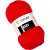 Yarn Art Baby 156 Red Pletacia priadza