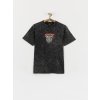 Santa Cruz Out Of Time Front (black acid wash) M, čierna