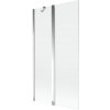 MEXEN - Mist vaňová zástena FIX 100 x 150, transparent, chróm 8A9-100-011-01-00