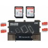 JJC Držiak na pamäťové karty s čítačkou (2SD + 4TF) (1SD1157)