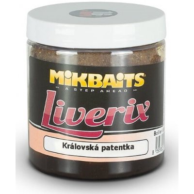 Mikbaits LiveriX Boilie V Dipe Královská Patentka 250 g - 24 mm