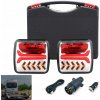 2x SVETLÁ ZADNÉ PRÍVESY NA MAGNET LED KUFOR 12V/24V
