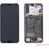 Huawei P20 Pro LCD displej + dotyková plocha + rám + malé diely fialová - originál 02351WTU