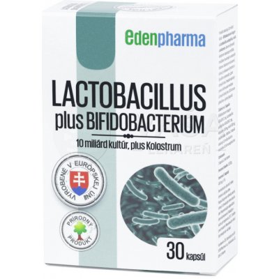 EDENPharma Lactobacillus Plus Bifidobacterium 30 kapsúl