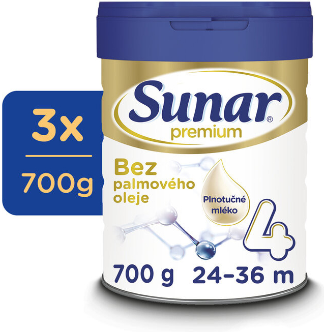 Sunar 4 Premium 3 x 700 g