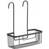 | Gedy - Závesná polica do sprchy SMART 37,5x30 cm matná čierna | 248914