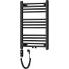 Mexen Mars, elektrické vykurovacie teleso 700 x 500 mm, 300 W, čierna, W110-0700-500-2300-70