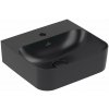 Villeroy & Boch Finion umývadlo 43x39 cm obdĺžnik klasické umývadlo-umývadlo na nábytok-pultové umývadlo čierna 43644CR7