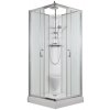 ARTTEC SMARAGD 90 x 90 cm - Termálny sprchový box model 7 hroznové sklo PAN04611