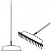 Hrable záhradné Strend Pro R101, 18 zubé, drevená násada 1600mm