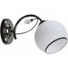 Candellux Graphite nástenná lampa 1x40 W biela-čierna 21-22516
