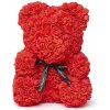 SOLEX DMC-25 Medvedík z ruží červený 25 cm