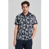 POLOKOŠEĽA GANT PALM LEI PRINT SS POLO EVENING BLUE