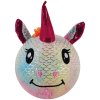 Nafukovací plyšový dúhový jednorožec 23 cm