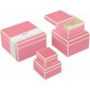 Darčekové krabičky Die Kante ružové 5 ks