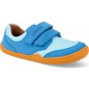 Barefoot tenisky Blifestyle - Crocodile micropel türkis vegan blue