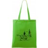 Medveď hory - Taška bavlnená - 42 x 38 cm ( Apple Green )