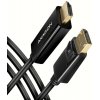 Axagon RVD-HI14C2, DisplayPort - HDMI 1.4 redukcia/kábel 1.8 m, 4K/30 Hz RVD-HI14C2