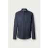Hackett London flanelová košel'a Windowpane Eton modrá