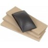 Wolfcraft Sada brúsnych papierov + gumový klátik 70 x 130mm wolfcraft 2898000