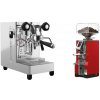 Lelit MaraX3 PL62X3, stainless steel + Eureka Mignon Libra, CR ferrari red
