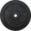 Kotúč LIFEFIT 20kg, kovový, pre 30mm tyč