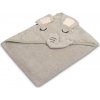 Dětská osuška 100x100cm, froté bavlna, Sloník - šedá (98759101)