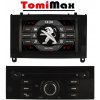 TomiMax Peugeot 407 Android 14 autorádio s WIFI, GPS, USB, BT 8core 4G+64 HW výbava: 4 Core 2GB+32GB LOW