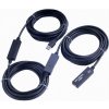 PremiumCord USB 3.0 repeater a predĺž. kábel 20m (ku3rep20)