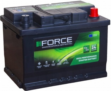 ECO FORCE 12V 60Ah 490A 075ECO