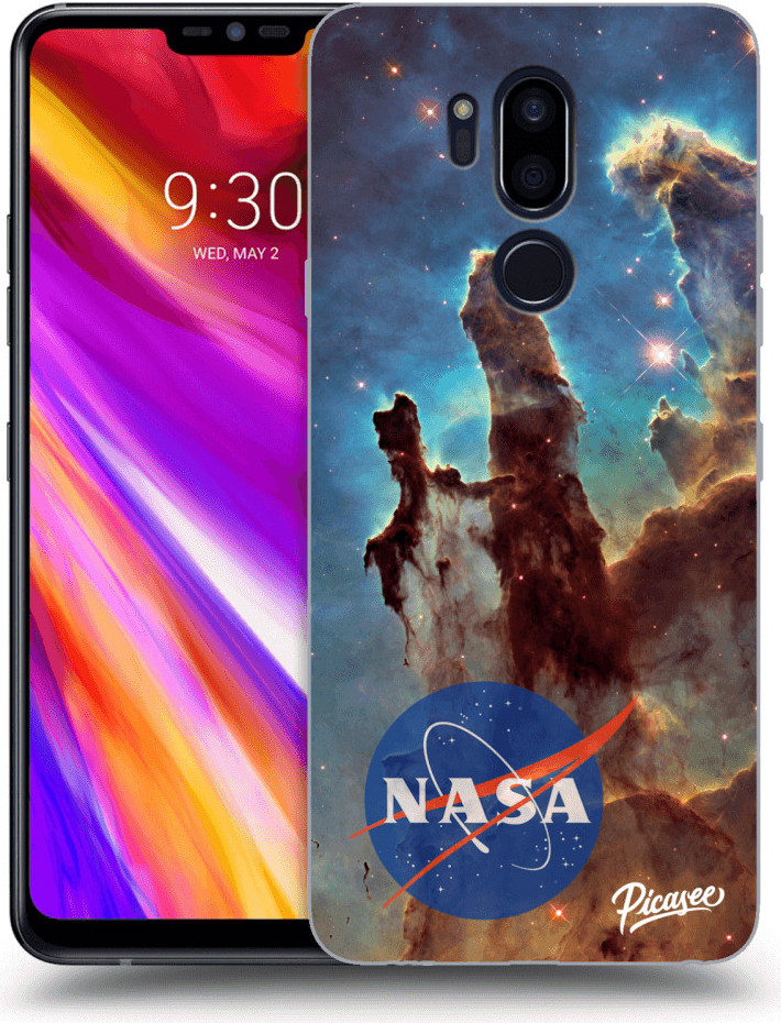 Púzdro Picasee silikónové LG G7 ThinQ - Eagle Nebula čiré