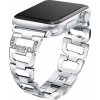 eses Kovový článkovitý remienok pre Apple Watch - Strieborný 38mm, 40mm, 41mm