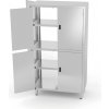 TECHNICA Průchozí skříň s přepážkou, výklopné dveře 1000x600x1800 mm | TECHNICA, 3071060