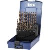 BOHRCRAFT Kazeta vrtáků Turbo Step DIN338 HSS-E Co5, o 1–10 mm, 19dílná