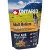 Ontario Dog Adult Medium Lamb & Rice 0,75kg