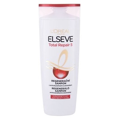 L'Oréal Paris Elseve Total Repair 5 Regenerating Shampoo 400 ml šampon pro poškozené a oslabené vlasy pro ženy