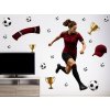 Nalepte.cz Futbalistka Sparta Praha úpravy na prianie športové nálepky na stenu list 100 x 181 cm