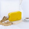Ammyla Kožená mini kabelka Elise (žltá) kolekcia Elise