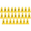 Merco Alphabet Set kužele s písmenami 23 cm žltá