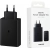Samsung - sieťová nabíjačka 2× USB-C + USB PPS, PD 65 W, QC 3.0, AFC, FCP – čierna