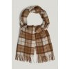 ŠÁL GANT CHECK SCARF CUMIN BEIGE