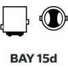 AUTOLAMP LED 12V-24V (P21/5W) BAY15d číra 2800/1100lm CANBUS
