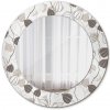 Abstraktný kvetinový Abstraktný kvetinový Okrúhle dekoračné zrkadlo lsdo-00065