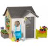 Domček pre záhradníka s náradím Garden House Life Smoby výnimočne rozšíriteľný s kvetináčmi od 24 mes