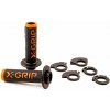 X-GRIP MANETKI (GRIPY) BRAAAAP GRIPS LOCK-ON-GRIP (Z ADAPTERAMI ROLGAZU) ORANGE OPEN END (Z OTWOREM) FARBAPOMARAŃCZOWY